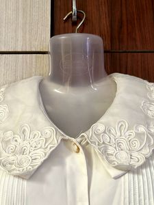 Vintage Embroidered With Pearl Buttons Shirt❤️