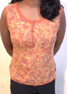 Printed Sleeveless Top (item 38)