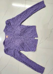 Lavender Lace Top