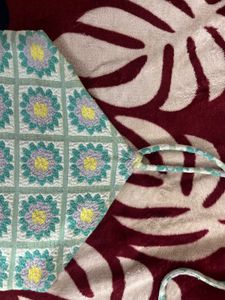 Floral Crochet Pouch