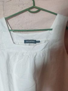 White Embroidered Top