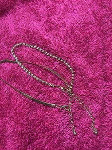 Sparkling Gold Bracelet Set &amp; Earring Combo❤️