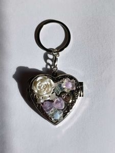 Heart Mirror Keychain