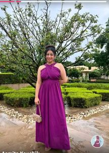 Berrylush Women Beautiful Purple Gown