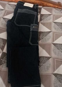 Dark Blue Cargo Jeans