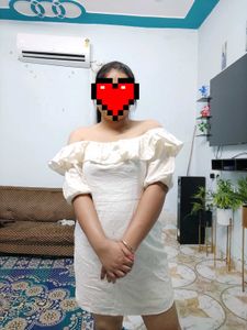 Off-Shoulder White Dress