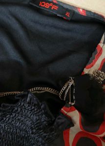 Animal Print Long Party Wear Top