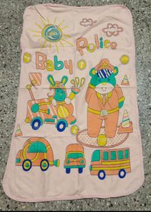 Newborn Babies Swadel Or Wrapping Cloth Peach Colo