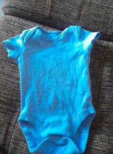 Cute Blue Baby Onesie