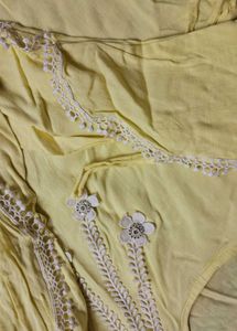 Selling A Light Yellow Colour Full Size Top.