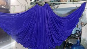 Purple Silk Lahanga Choli With Dupatta Set