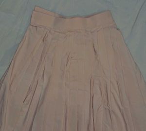 Peach Midi Skirt
