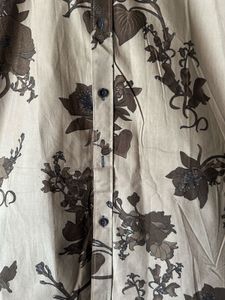 Floral Print Half Sleeve Shirt XL