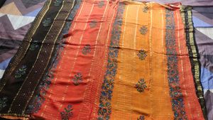 Multi Color Georgette Saree