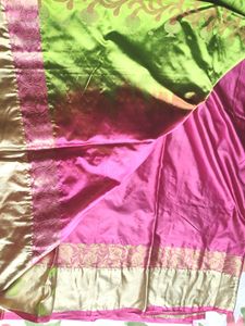 Elegant Silk Saree+ Blouse Piece