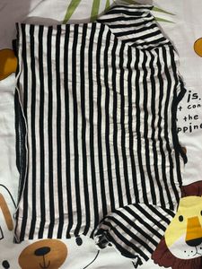 Striped Black &amp; White T-Shirt