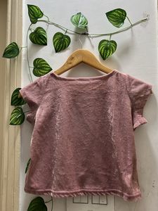 Koren Shimery Velvety Crop Top