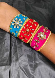 Jaipuri Kundan Bracelet 1pcs