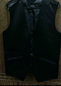 Stylish Black Waistcoat For Men
