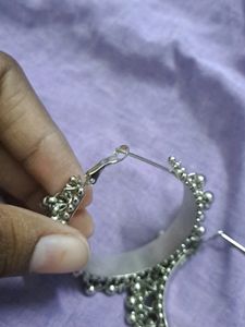 Silver Hoops