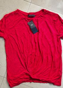 M&amp;S Collection Red Blouse - Size 12
