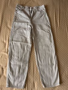 H&amp;M High Rise .Mom Fit Jeans - White Colour