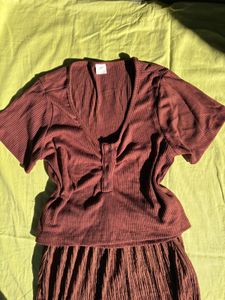 Ribbed Knit one piece top