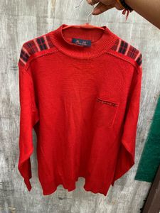 Braned High quality Red Knit Sweater
