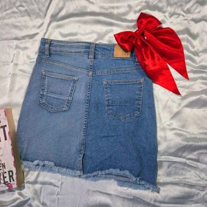 Double Shaded Mini Skirt