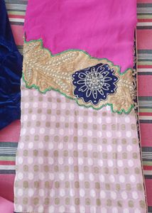 Pink Pach Saree