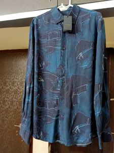 NEW RARE RABBIT Abstract Printed Casual ShirT
