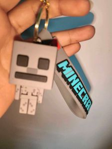 Minecraft Skeleton Keychain