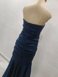 Elegant Navy Evening Gown