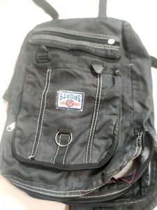 Black &amp; Purple Backpack