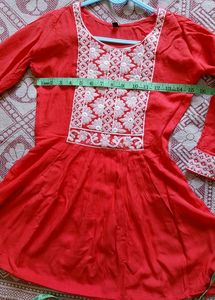 Women Short Kurta Top On Jeans