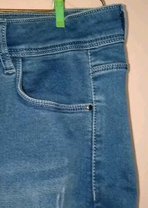 Navy Blue Denim Jeans