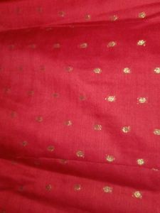 Biba Red &amp; Gold Embellished Kurta