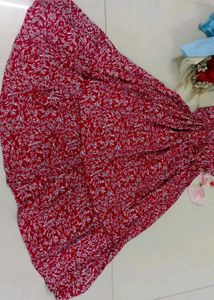 Red Floral Maxi Dress