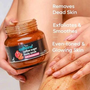 Coffee Sugar Body Scrub with Pomegranate - 250g