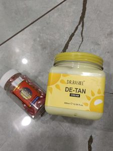 Dr.Rashel De-tan Cream And Vitamin Capsules