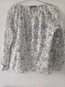 M & S FLORAL TOP