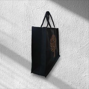 Combo Of Black Canvas Tote Handcrafted Bags