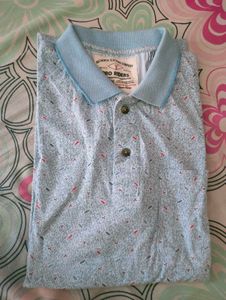 Casual Printed Polo T-shirt