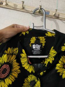 Souled Store Sunflower Print Top
