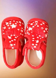 Red Star Baby Sandals