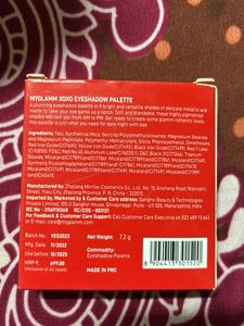 MYGLAMM XOXO EYESHADOW PALETTE