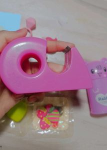 Stationery Set Of 12 Kawaii Cute Pink+Blue+Green