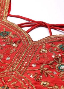 Elegant Lehenga Choli Set (Unstitched)