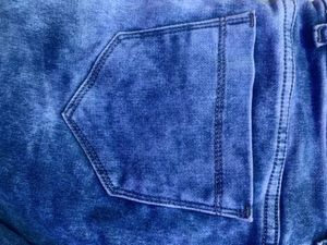 Acid Wash Denim Shorts