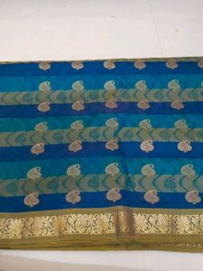 Kancheewaram Silk Saree Not Used With Blouse Piece